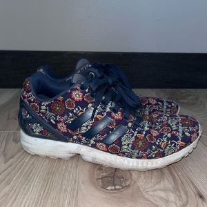 Floral Adidas Tennis Shoe